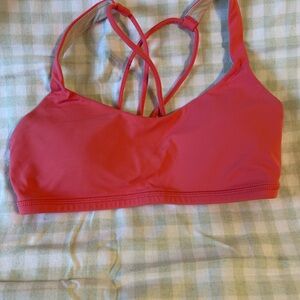 Lululemon Athletica Pink Strappy Bra